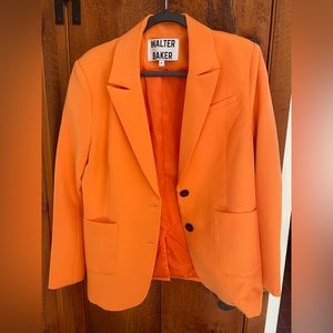 Orange Blazer Size Large